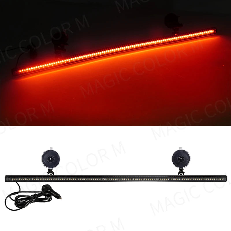 MAGIC COLORM 96 LED 3030 Beads Front Windshield Emergency Warning Light 12V