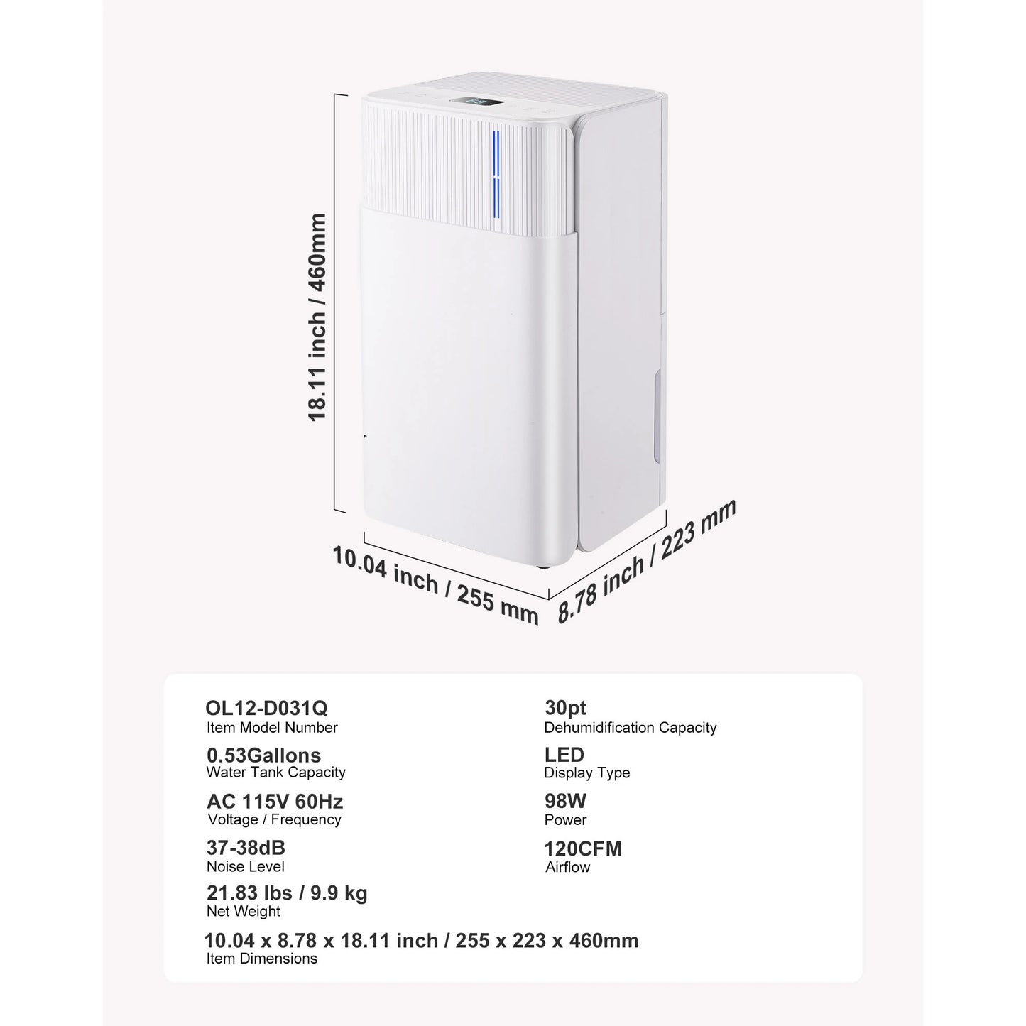 SucceBuy 52 Pint Dehumidifier For Home And Basement