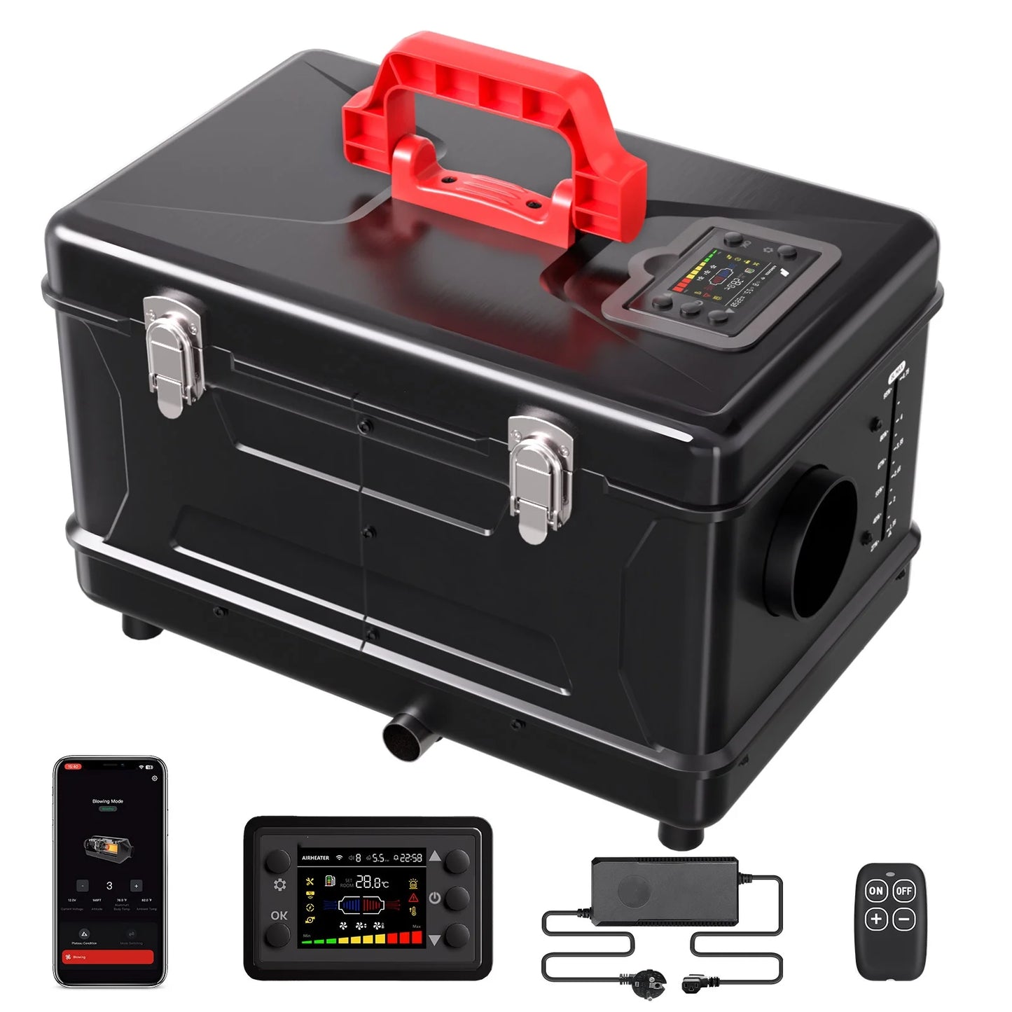 Hcalory 5-8KW Diesel Heater Portable With App Control