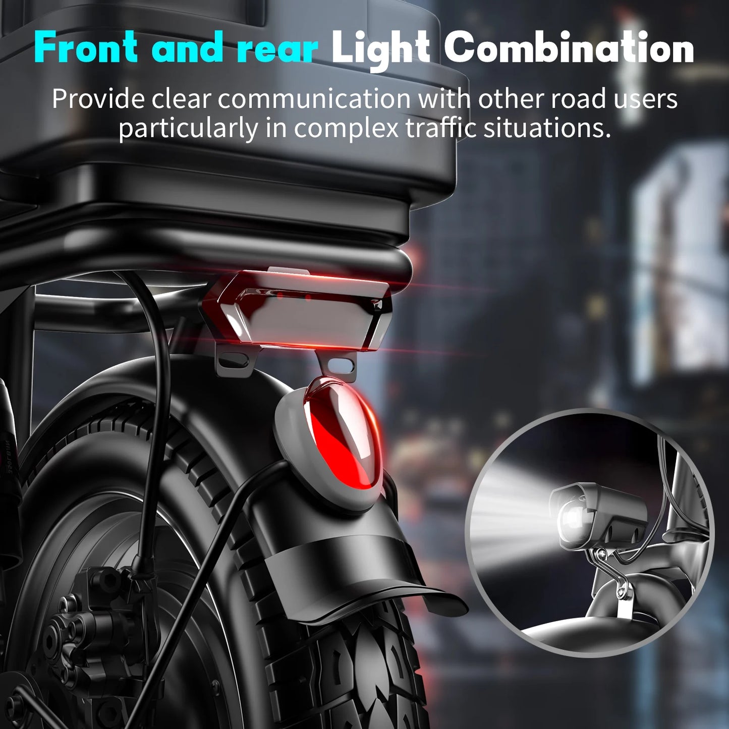 FURIDER Electric Scooter Foldable 650W Peak Motor 48V 35 Miles