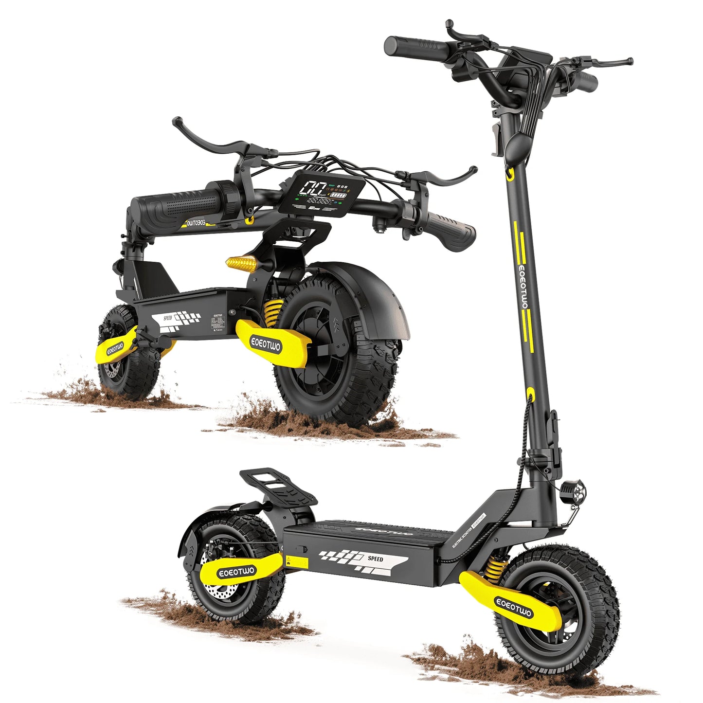 EOEOTWO GT06 Electric Scooter 1200W 30MPH Off Road Foldable