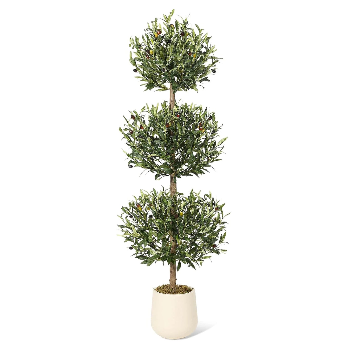 HiMISSCN Artificial Olive Tree With Planter For Home Office Decor