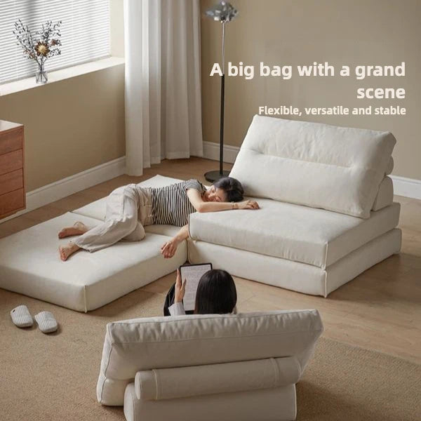 Minimalist Tatami Armless Lazy Sofa Chair Japanese Nordic Style