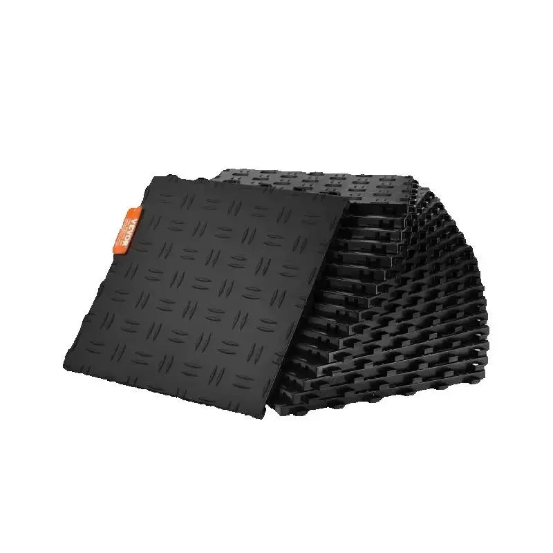 SucceBuy Garage Tiles Interlocking 12in 25/50Pcs Garage Floor Covering Tiles Non-Slip Double-Sided Texture for Garages Repair