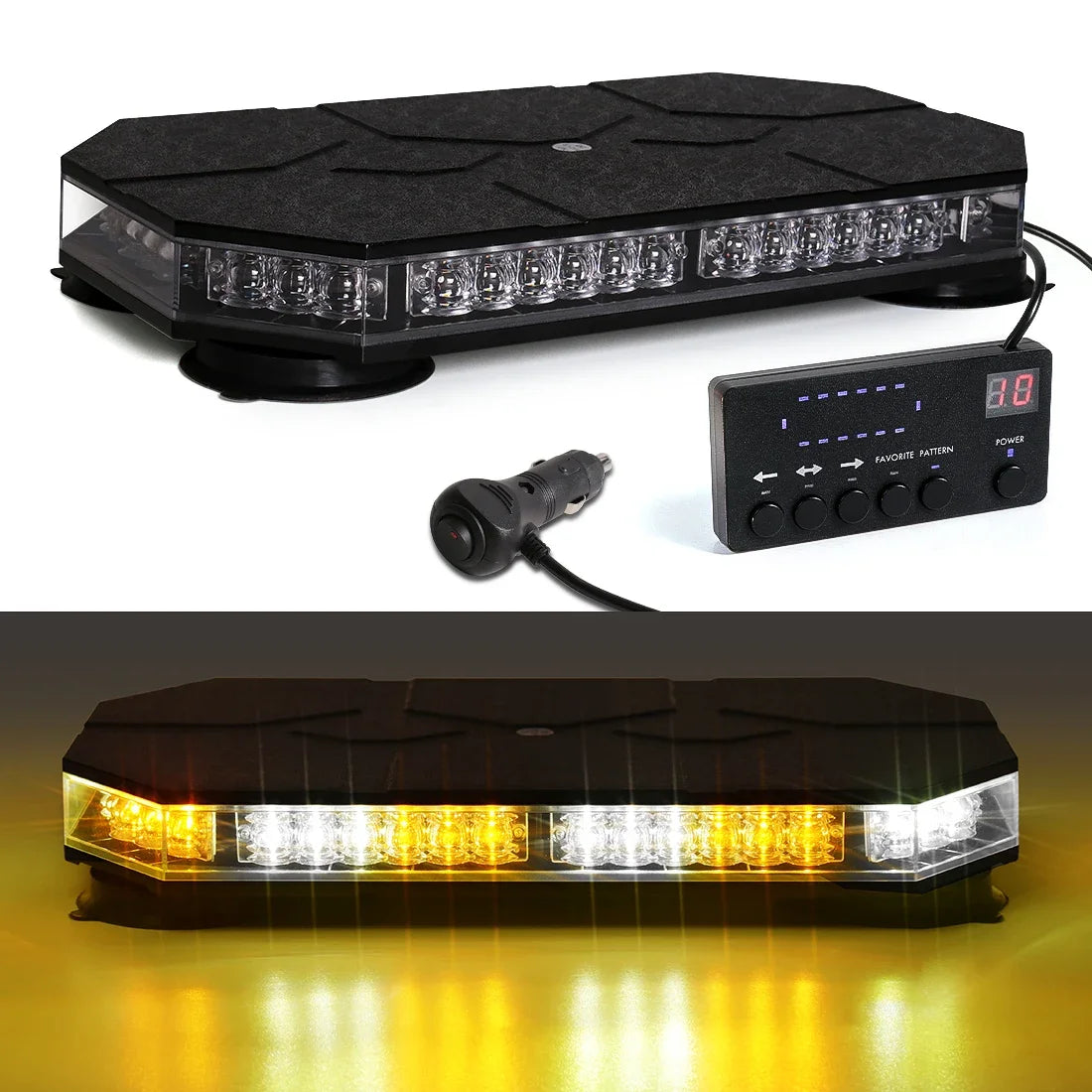Magic Colorm 42 LED Car Roof Top Warning Light Strobe