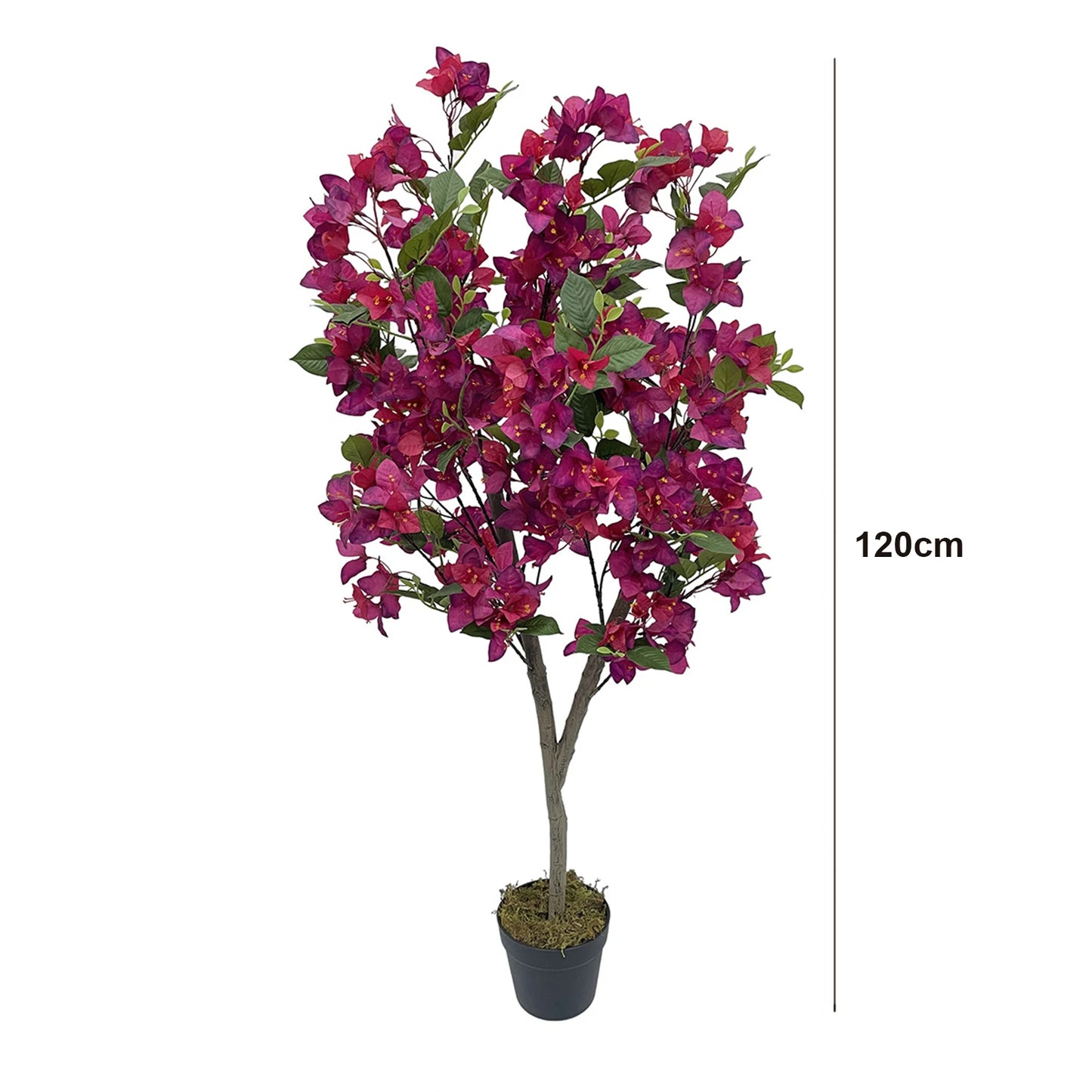 HiMISSCN Artificial Bougainvillea Tree for Photography Studio Decor