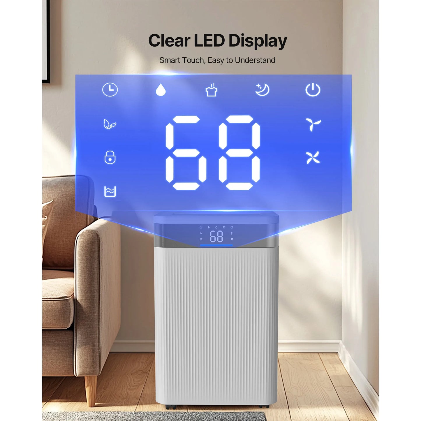 SucceBuy 52 Pint Dehumidifier For Home And Basement