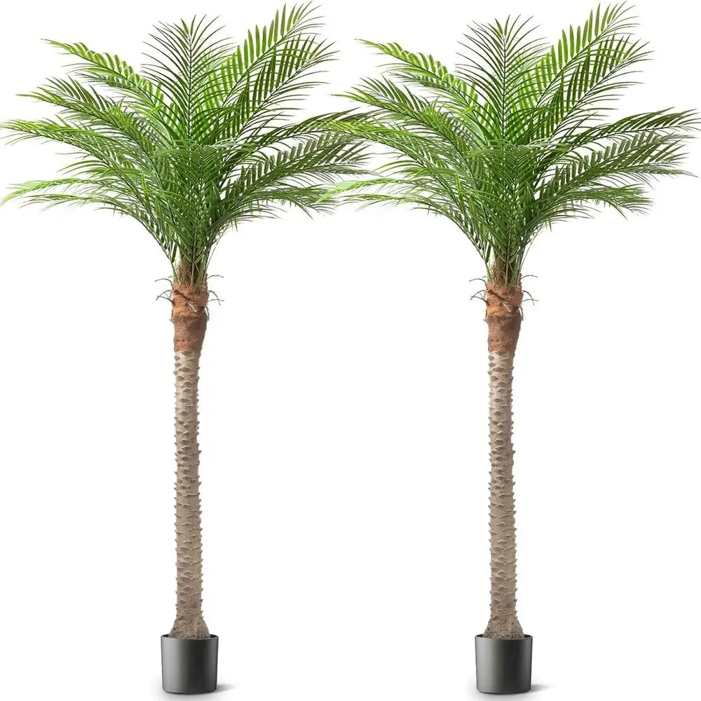 Faux Sago Palm Tree Decor With Adjustable Leaves For Home