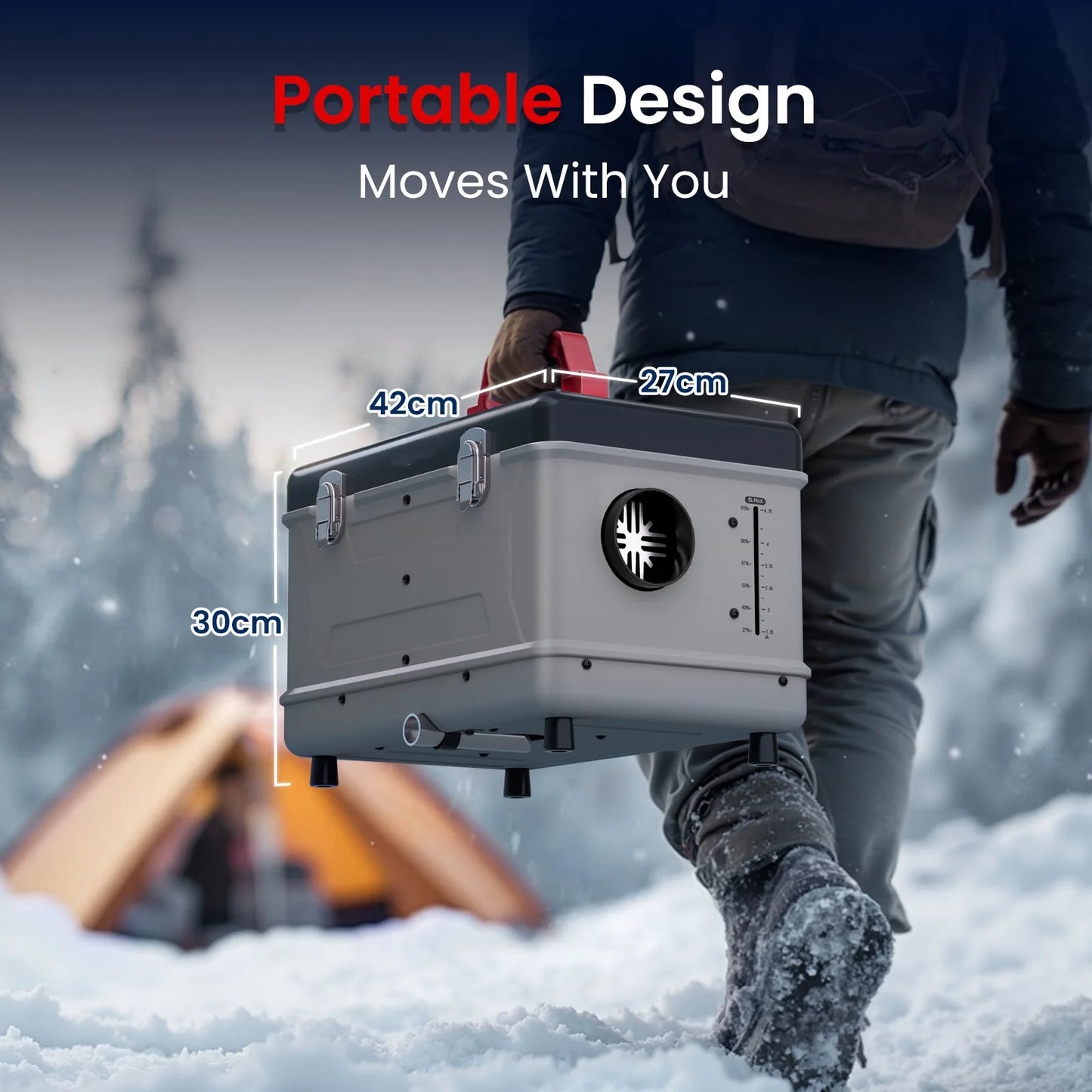 Hcalory 5-8KW Diesel Heater Portable With App Control