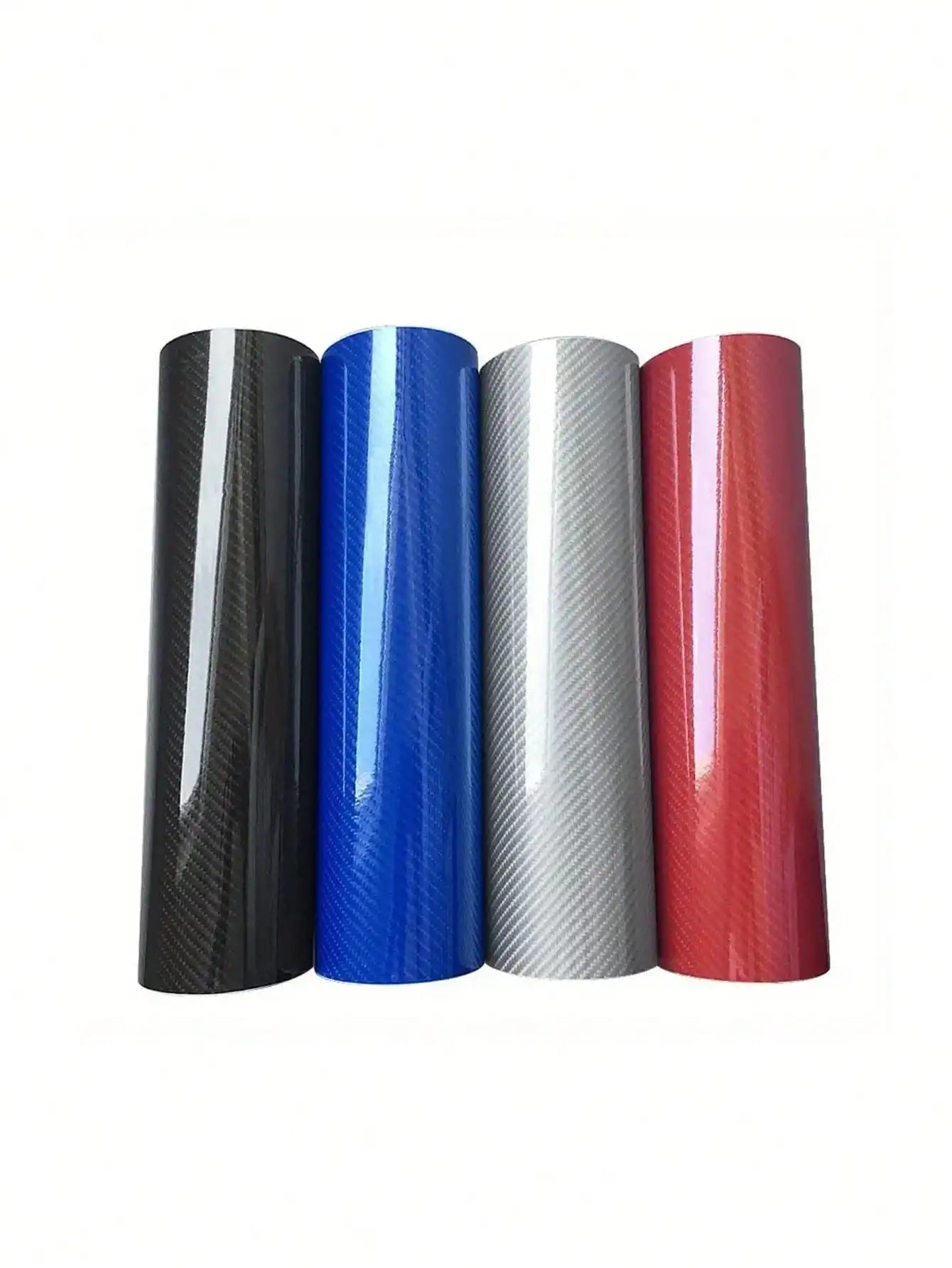 Glossy Carbon Fiber Vinyl Wrap For Car Interior Trim
