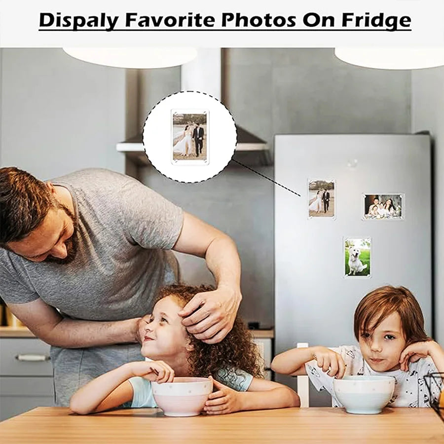 NONECN Car Visor Photo Clip Magnetic Frame Gift for Valentine's