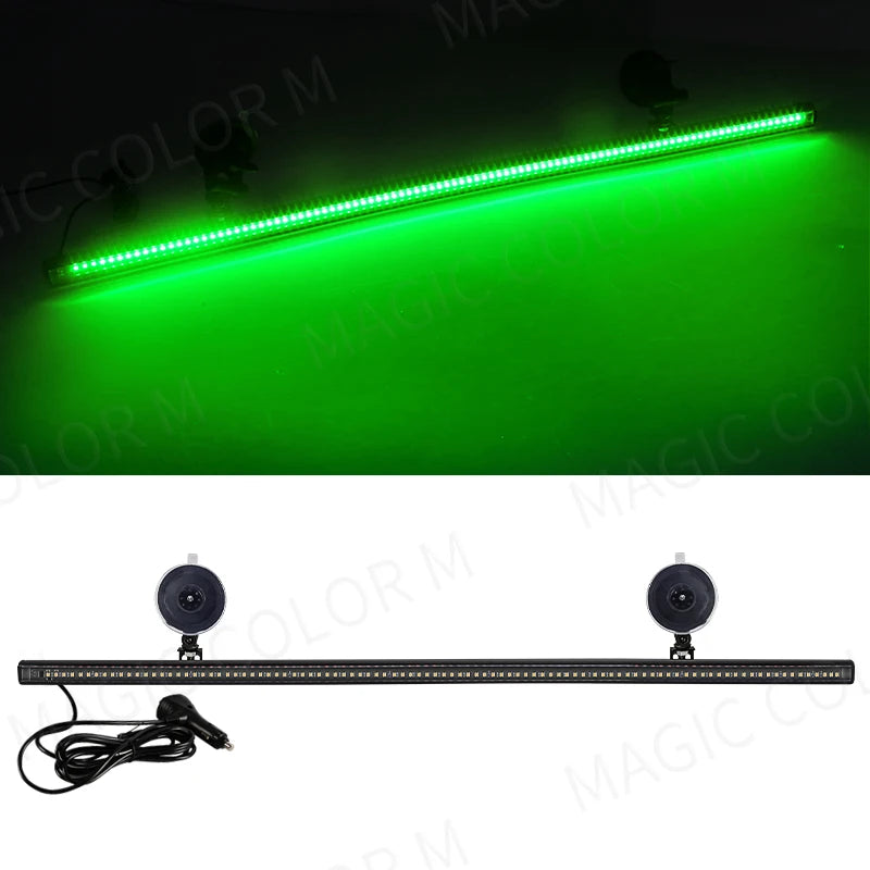 MAGIC COLORM 96 LED 3030 Beads Front Windshield Emergency Warning Light 12V