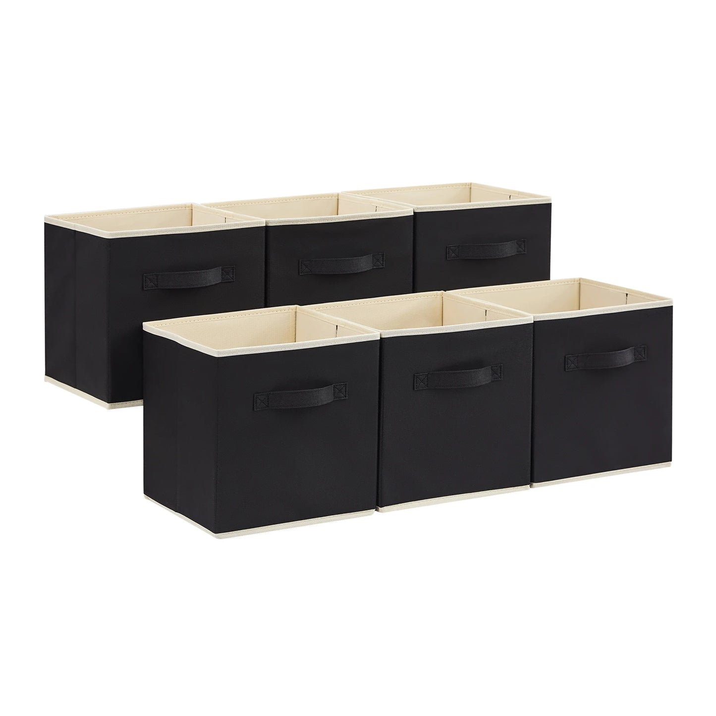 Lifewit Collapsible Fabric Storage Cubes Bins Set Shelf Organization