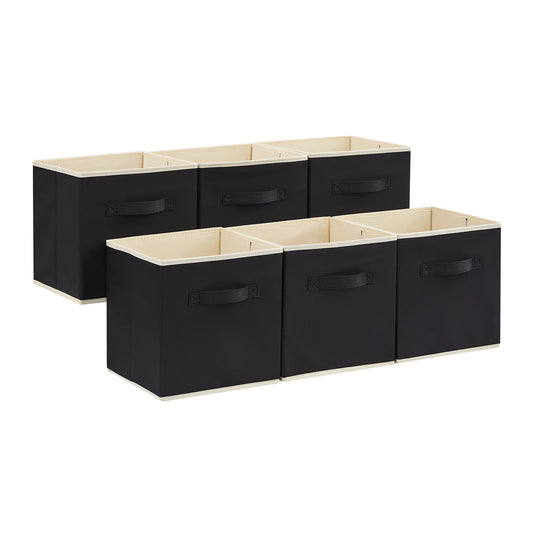 Lifewit Collapsible Fabric Storage Cubes Bins Set Shelf Organization