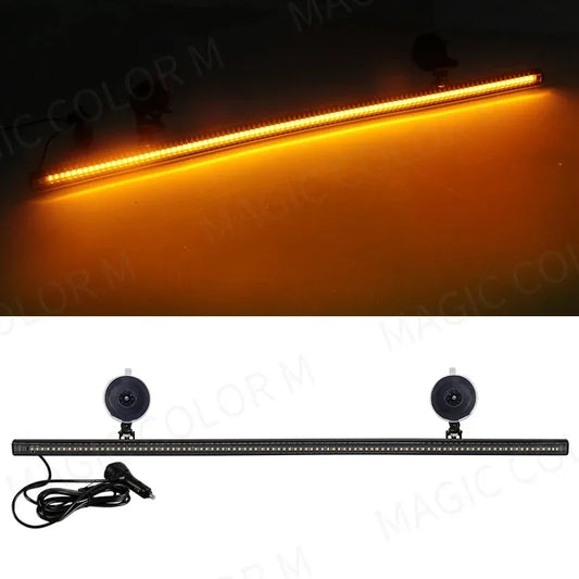 MAGIC COLORM 96 LED 3030 Beads Front Windshield Emergency Warning Light 12V