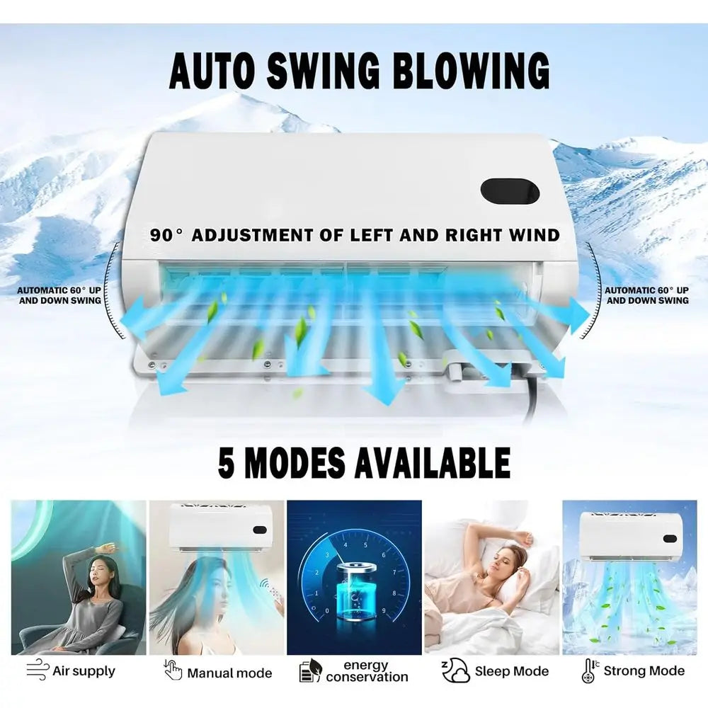 24V 9000 BTU DC Inverter Mini Split Air Conditioner