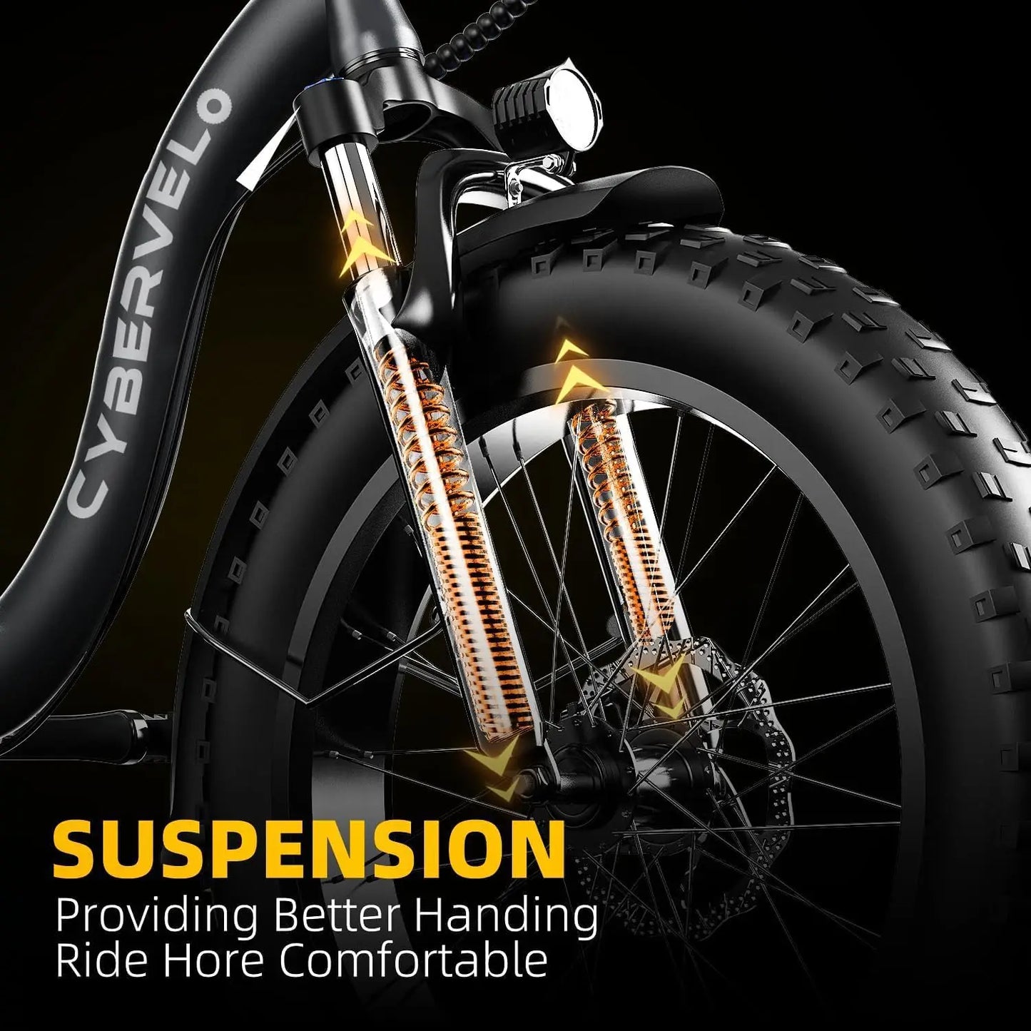 CYBERVELO 1000W Fat Tire Electric Bike MARS700 Ebike