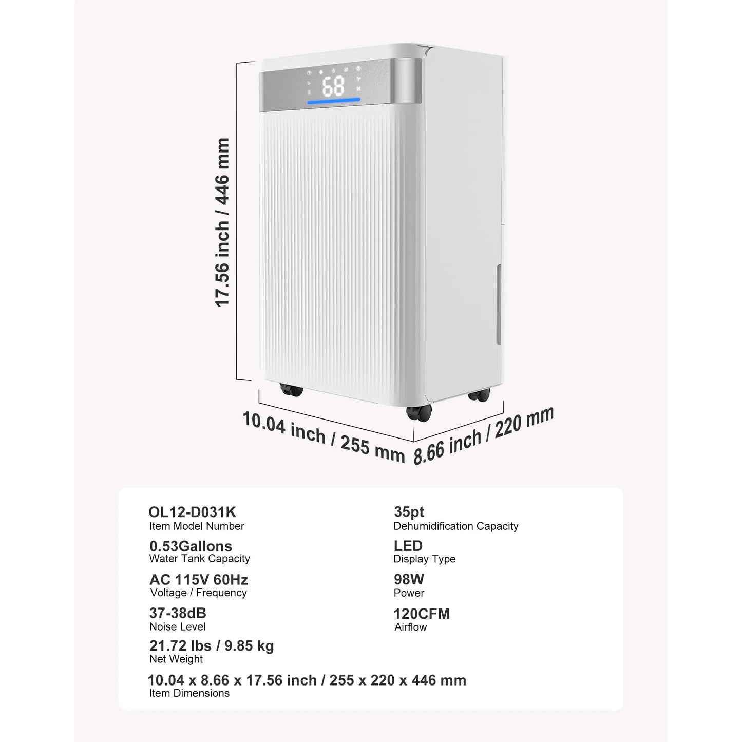 SucceBuy 52 Pint Dehumidifier For Home And Basement