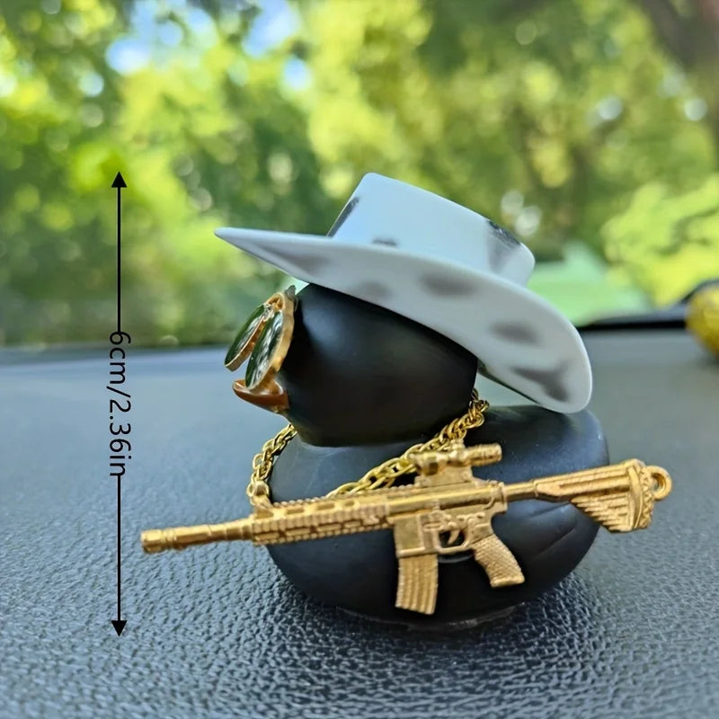 Cowboy Hat Car Decoration For Rear View Mirror Plastic Fiber