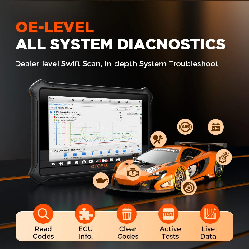Autel Otofix D1 Lite OBD2 Scanner With Active Test