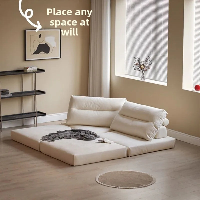 Minimalist Tatami Armless Lazy Sofa Chair Japanese Nordic Style