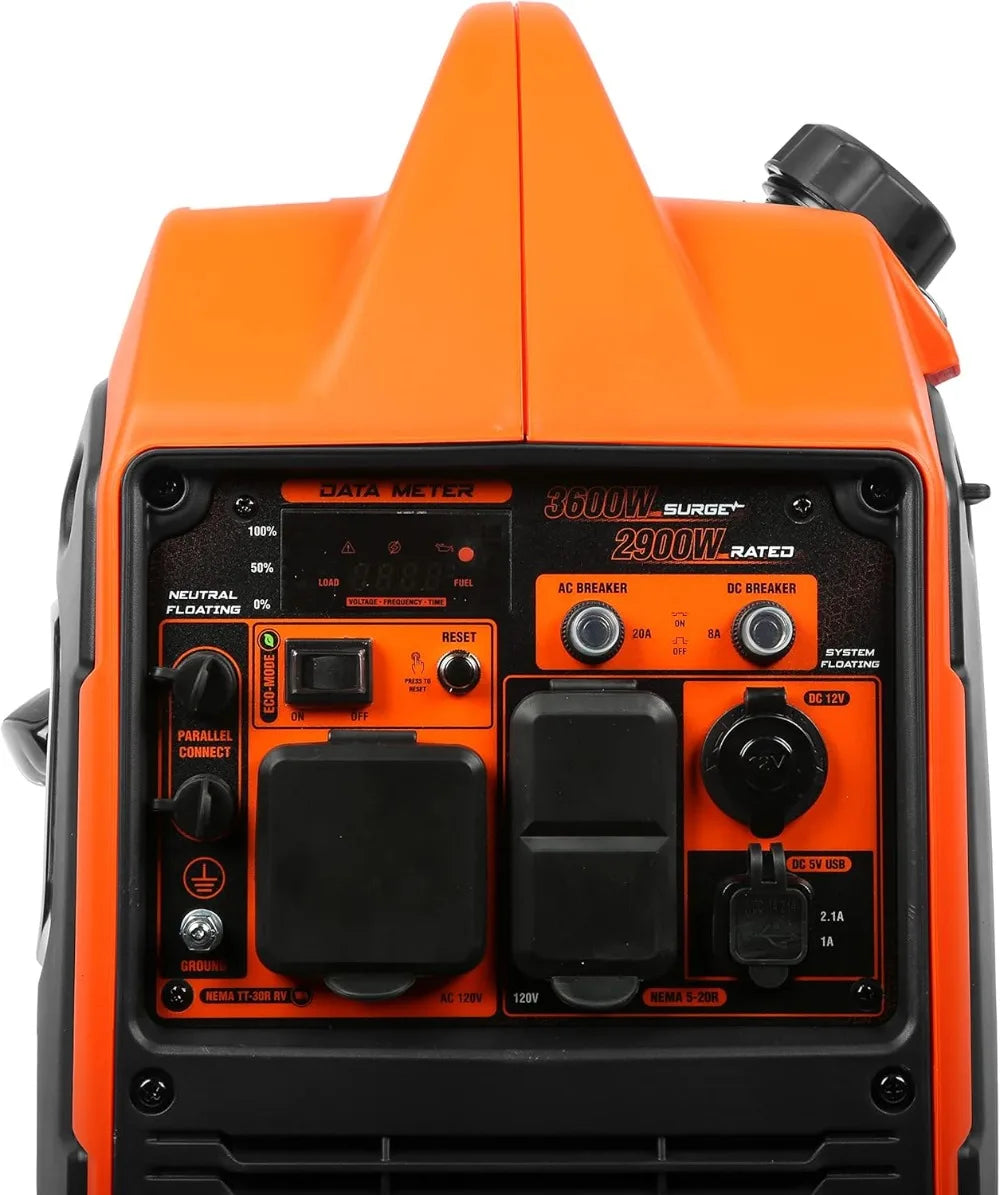XMSJ 3600W Inverter Generator RV Ready Quiet Portable