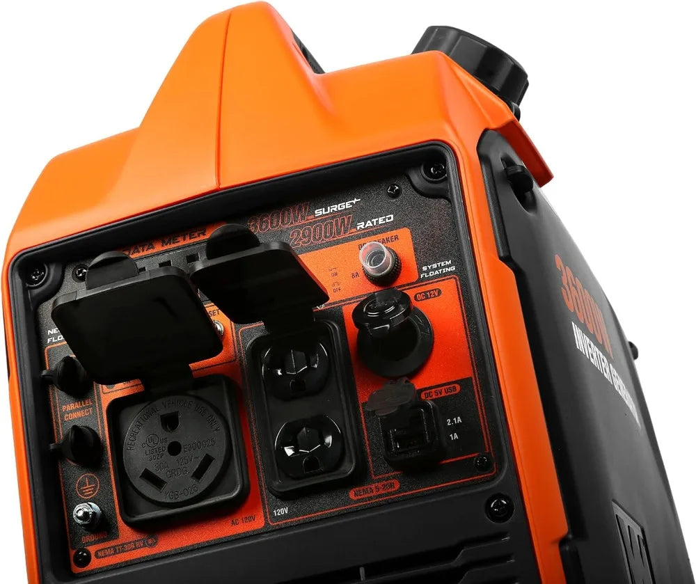 XMSJ 3600W Inverter Generator RV Ready Quiet Portable