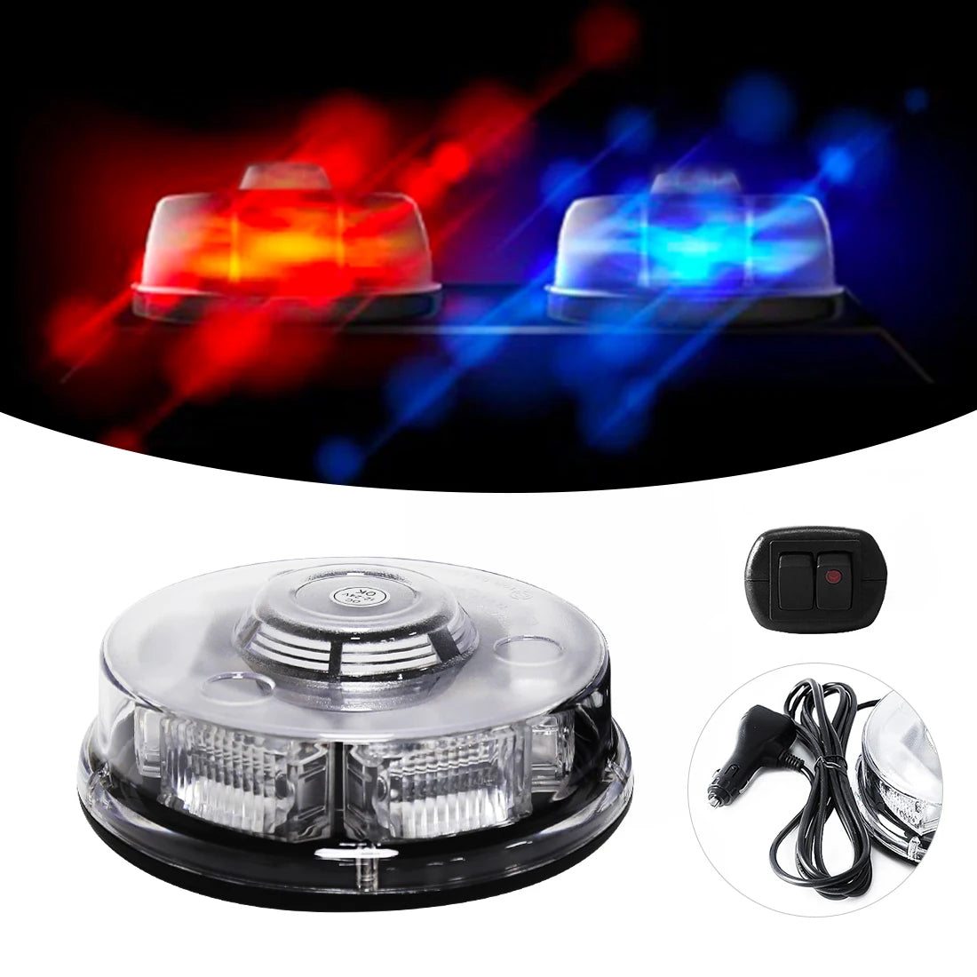 Magic Colorm MGWR601 Police Light Beacon LED 12V 24V