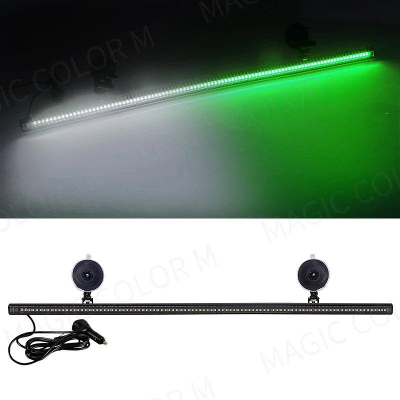 MAGIC COLORM 96 LED 3030 Beads Front Windshield Emergency Warning Light 12V