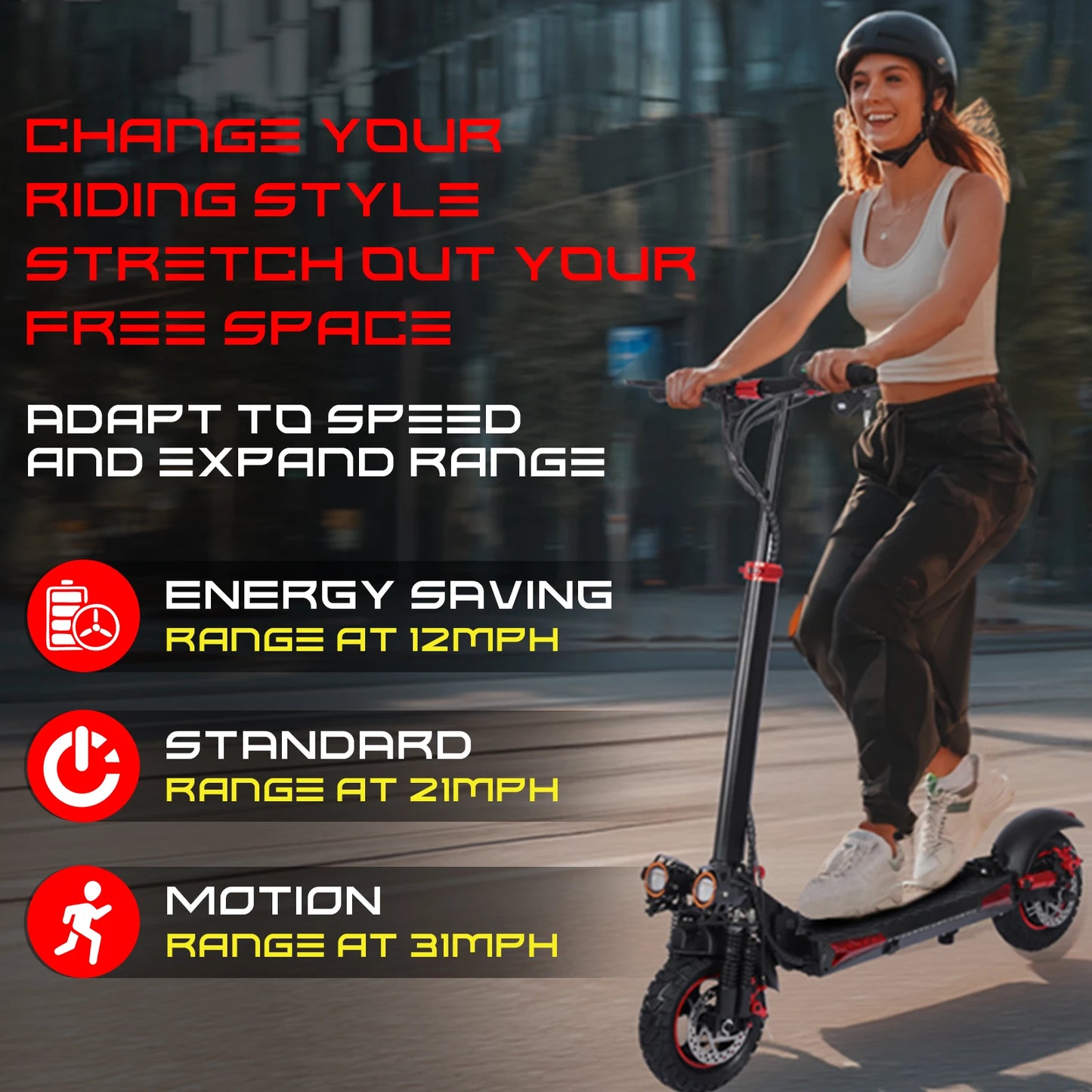 Obarter J11 48V Electric Scooter With Brushless Motor