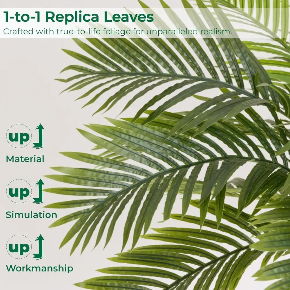 Artificial Coconut Palm 2 Silk Palms For Indoor Outdoor