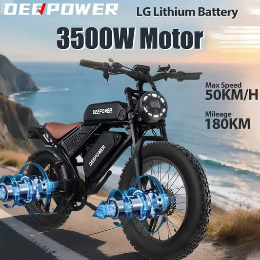 S8Advance 3500W 48V 60A Electric Mountain Ebike All Terrain