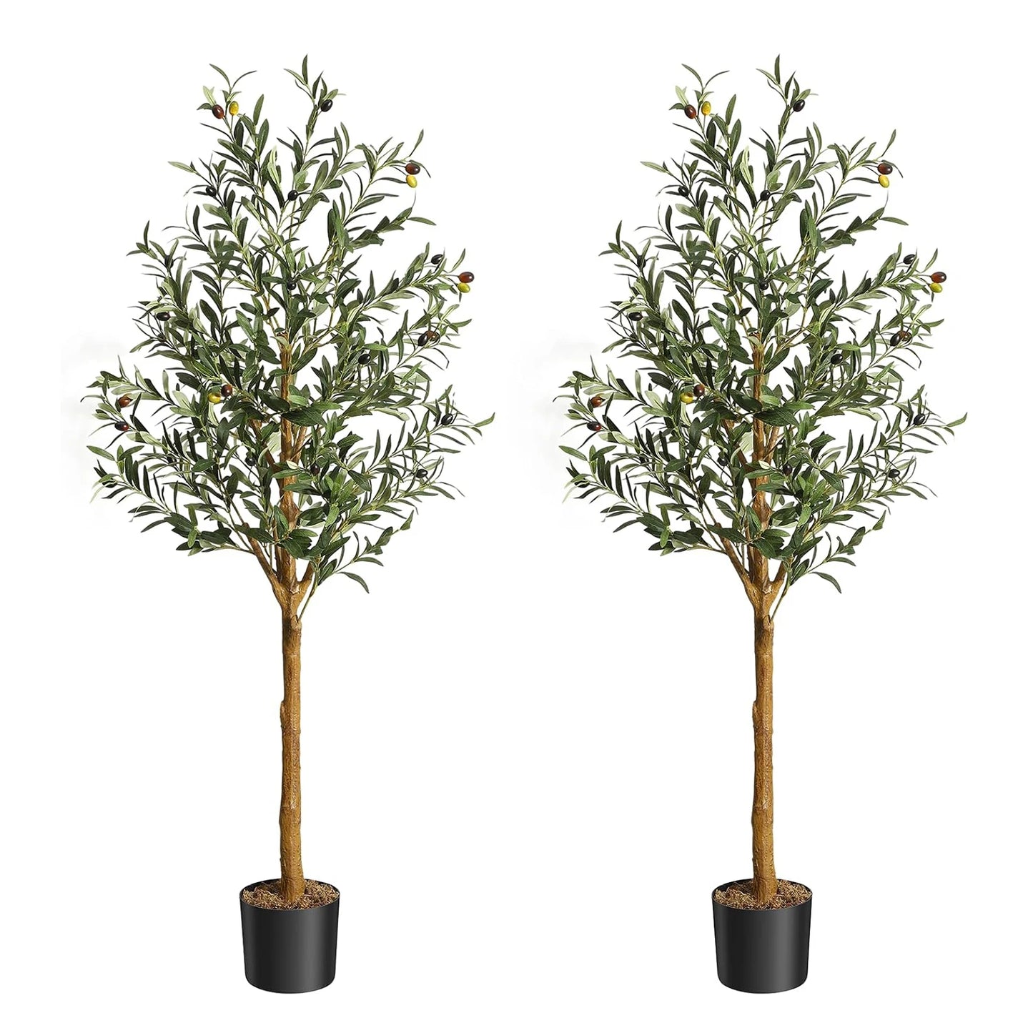 HiMISSCN Artificial Olive Tree In Pot For Home Decor