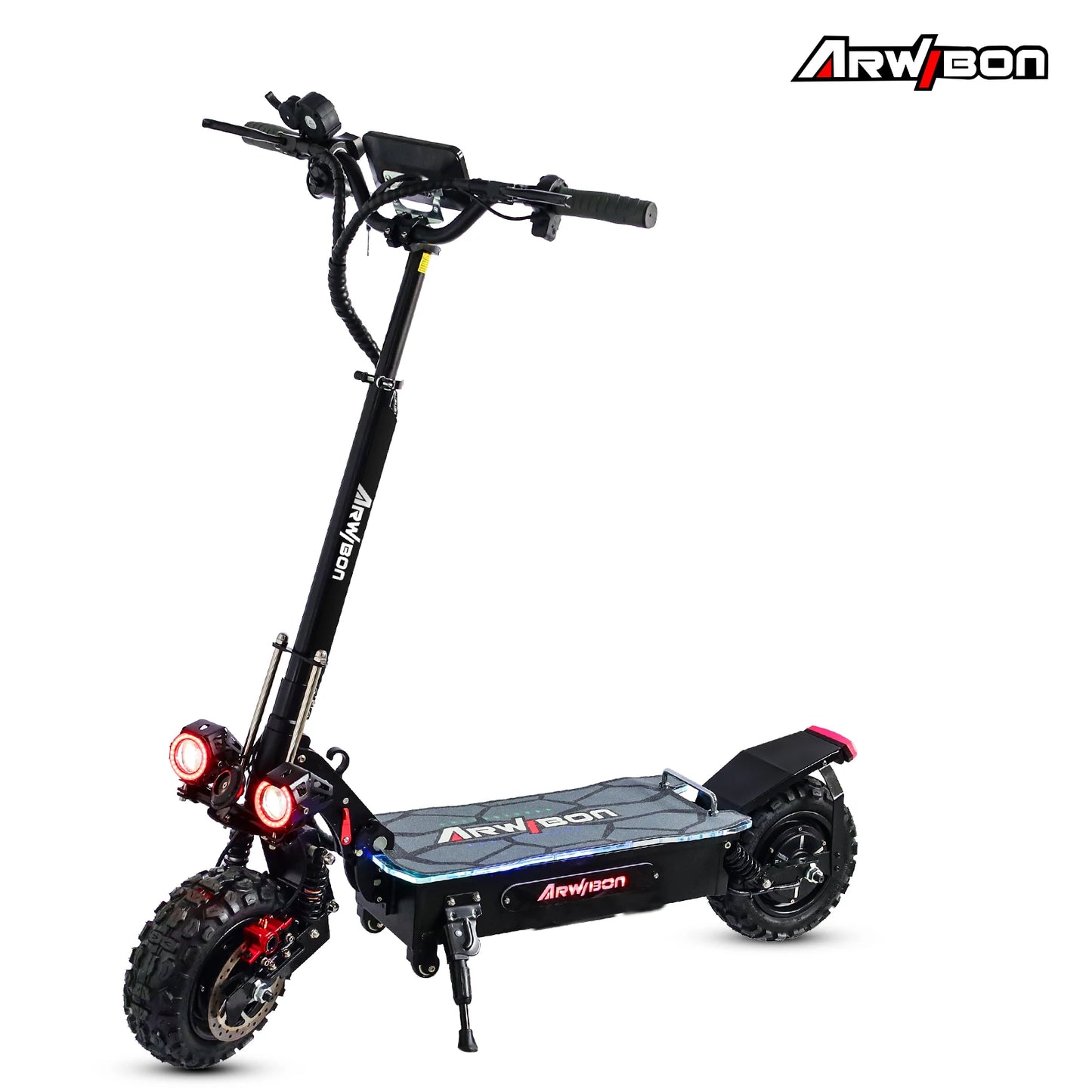 Arwibon 5600W Dual Motor Electric Scooter Foldable Seat