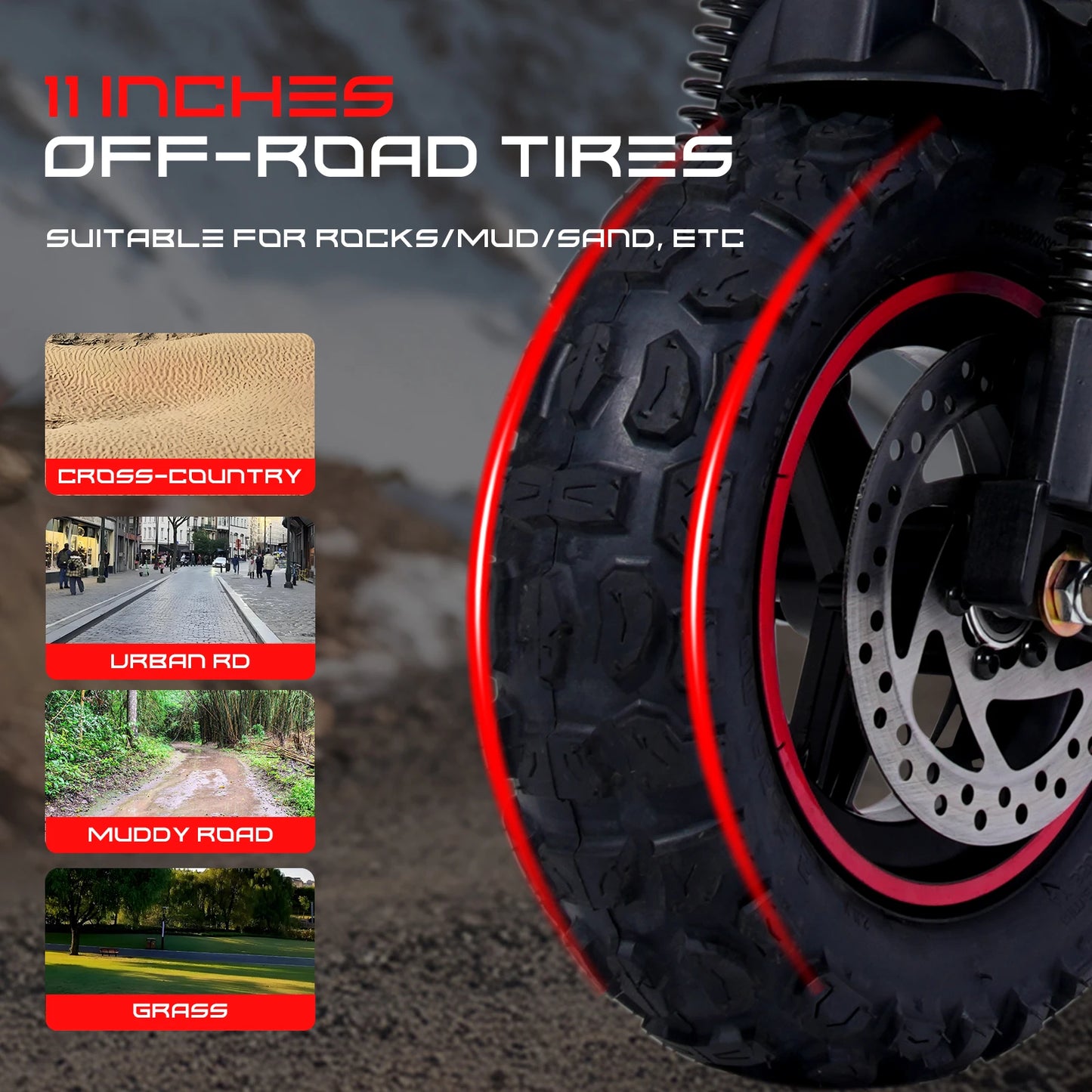 Obarter J11 48V Electric Scooter With Brushless Motor