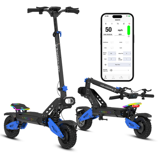 REDDYDY Electric Offroad Scooter 5000W Dual Motor 55 Mile Range