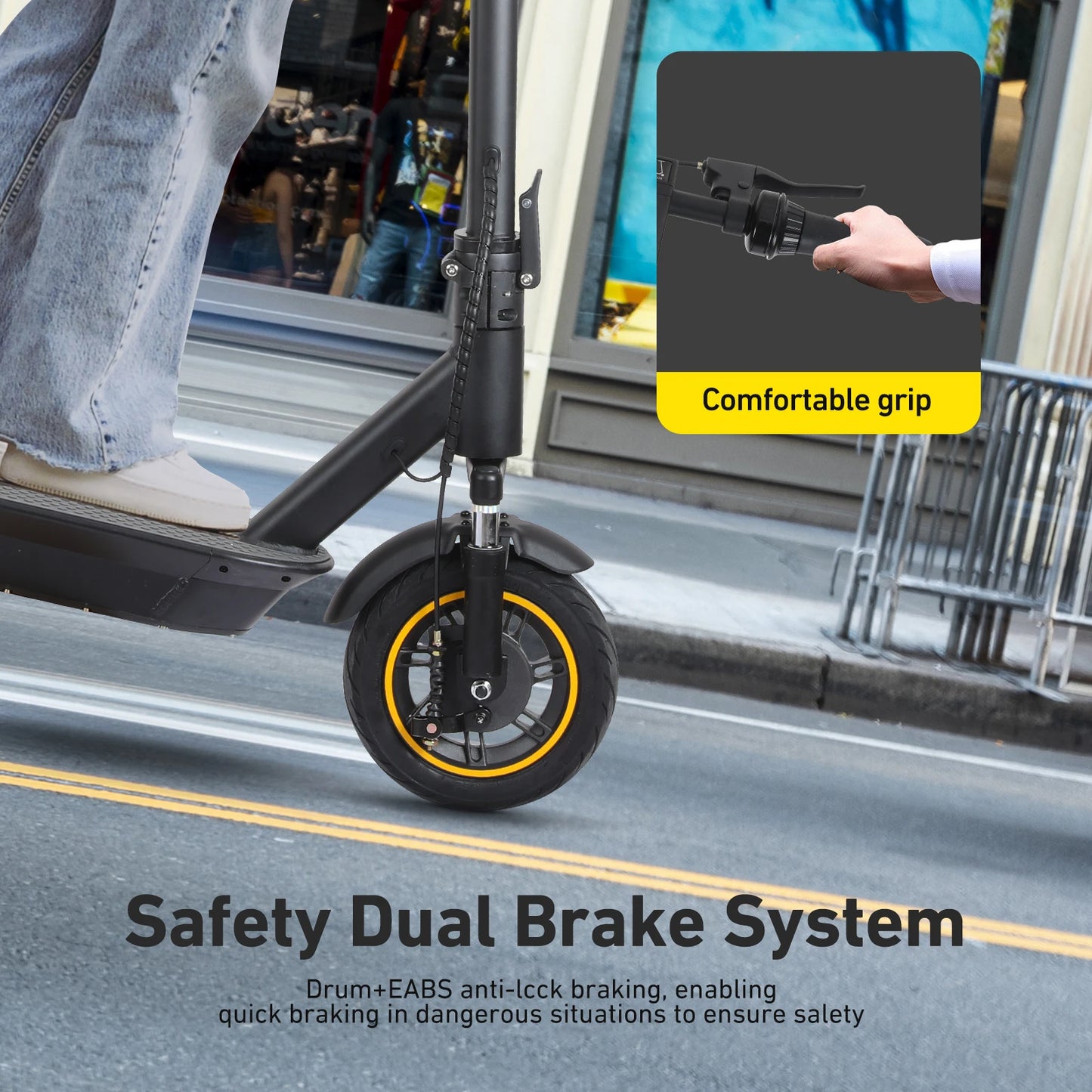 Freeboy 500W Adult Electric Scooter With Shock Absorbers Folding