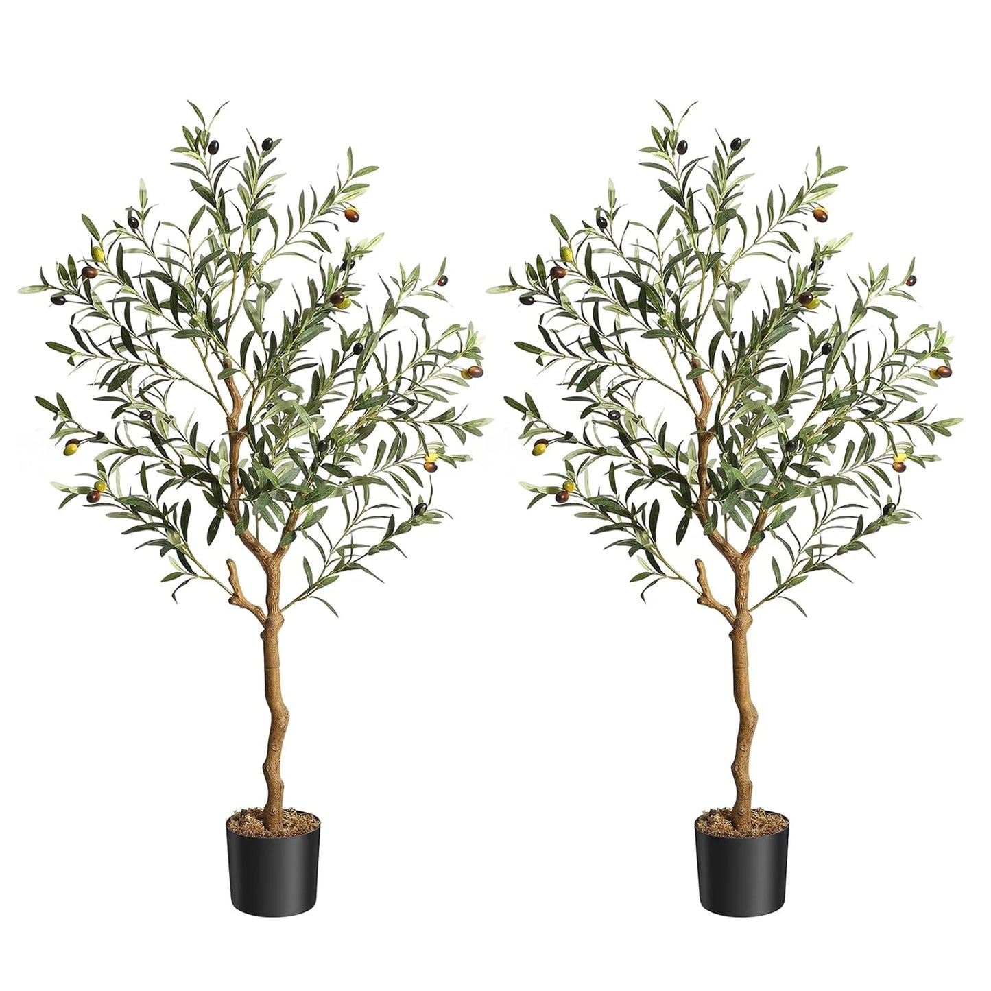 HiMISSCN Artificial Olive Tree In Pot For Home Decor
