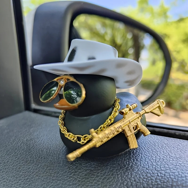 Cowboy Hat Car Decoration For Rear View Mirror Plastic Fiber