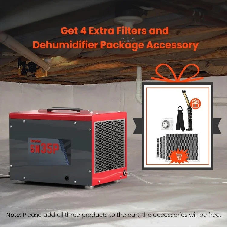 Crawl Space Dehumidifier With Pump 70 PPD Energy Star