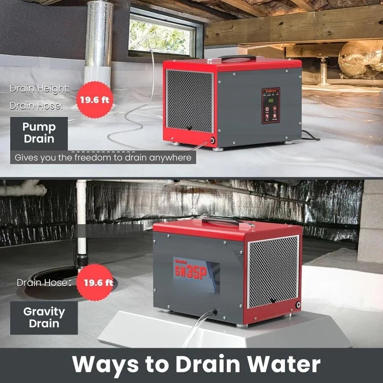 Crawl Space Dehumidifier With Pump 70 PPD Energy Star