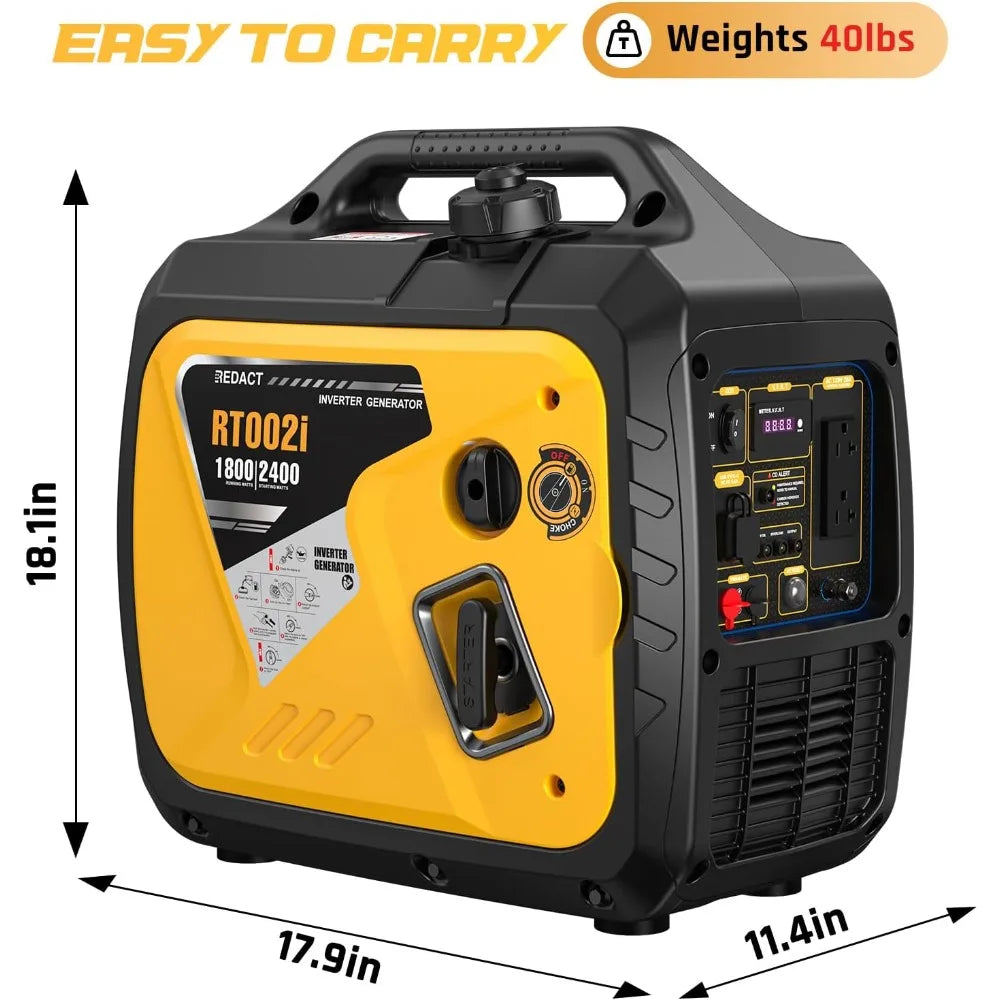 XMSJ Portable 1800 Watt Inverter Generator For Home And Outdoors