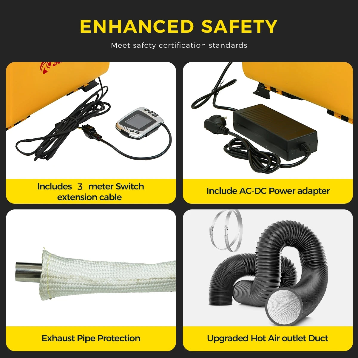 Sunster 8kW Diesel Car Heater Bluetooth App For RV Camper