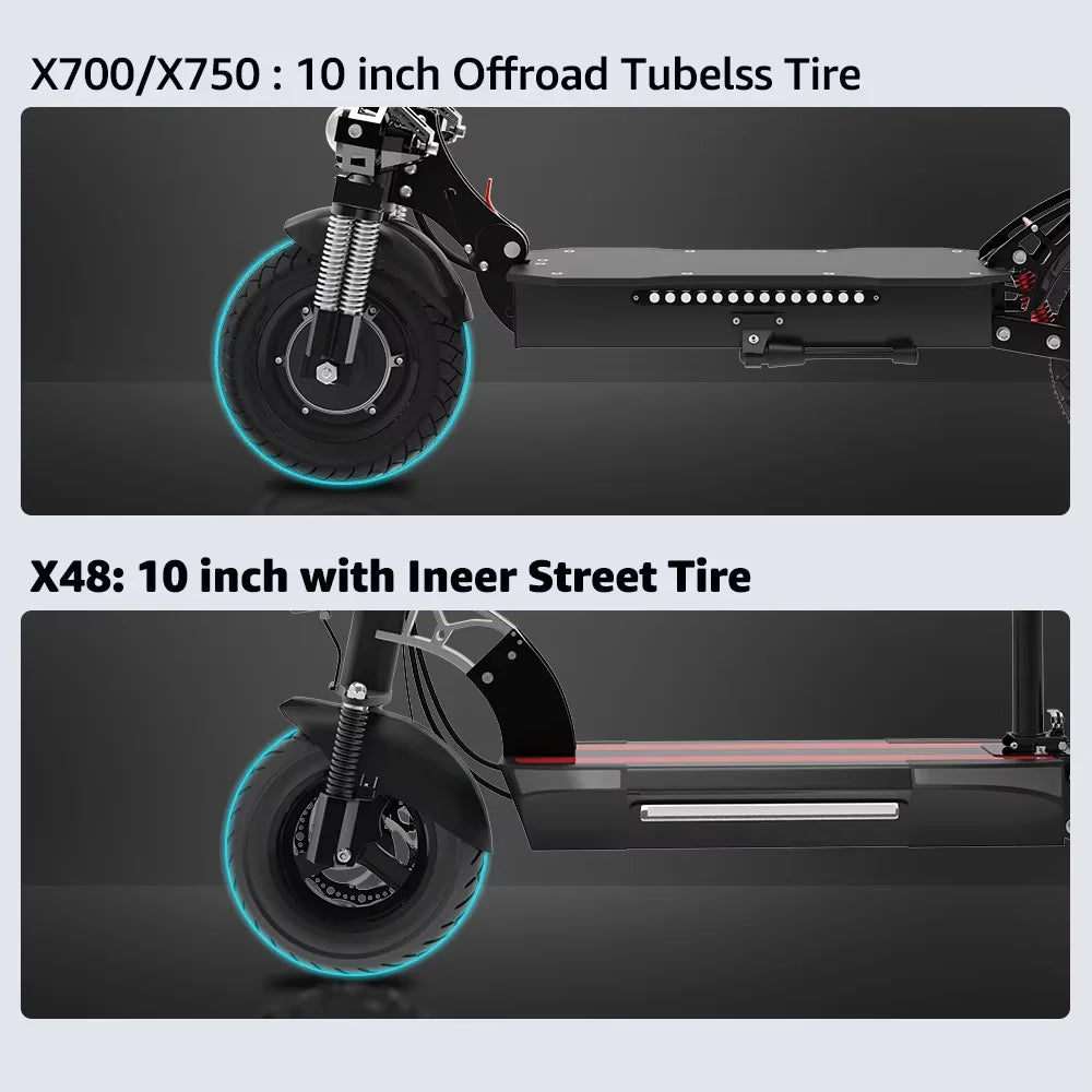 Jueshuai Outdoor Electric Scooter X60 Dual Motor Folding Seat