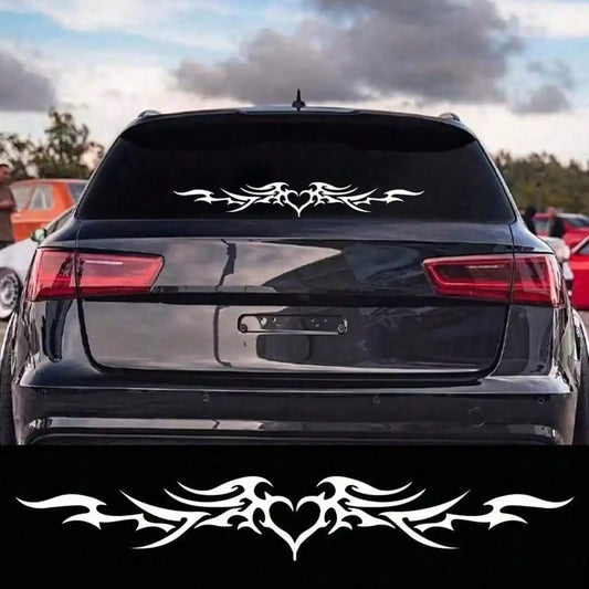 Tribal Heart Wing Vinyl Decal For Car Windshield Self Adhesive