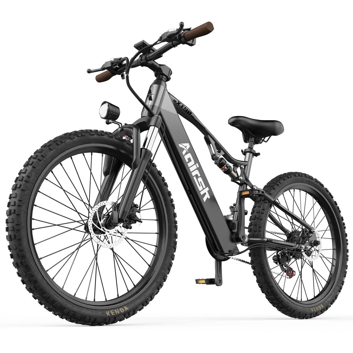 Aairsk XT90 Electric Fat Tire Mountain Bike 500W Brushless Motor