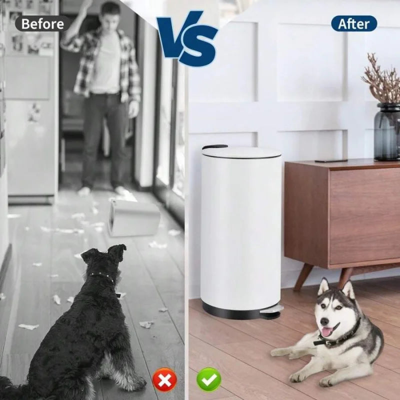 Round Stainless Steel Step Trash Can, Mini Trash Can With Lid, Garbage Can For Home And Office Bathroom Bedroom, 30-L/8-Gallon