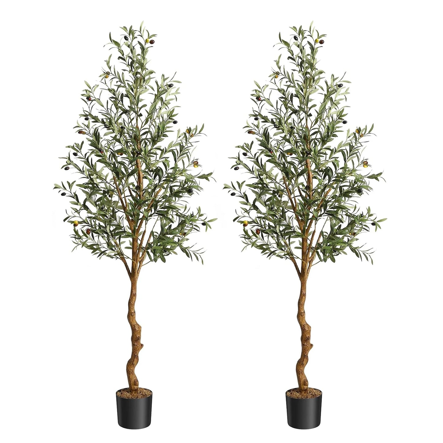 HiMISSCN Artificial Olive Tree In Pot For Home Decor