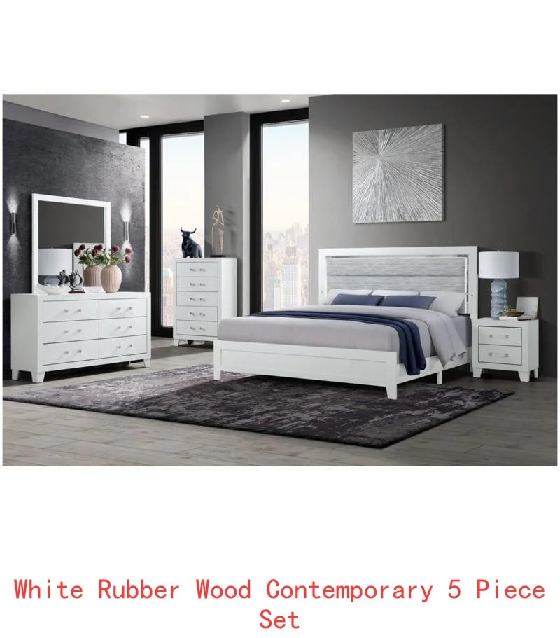 Bedroom Set With LED Lighting