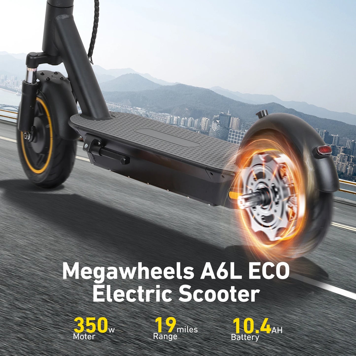 Freeboy 500W Adult Electric Scooter With Shock Absorbers Folding